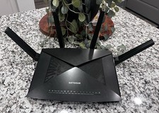 NETGEAR Nighthawk X10 AD7200 Smart WiFi Router (Model R9000) NO POWER CABLE picture