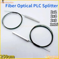 PLC Fiber Optic Splitter 1x8 Single Mode 250um 0.9mm 10 Pcs Mini Blockless picture