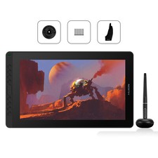HUION Kamvas 16 2021 Graphics Tablet Pen Display 120% sRGB 15,6