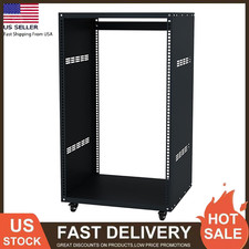 16U AV Rack Stand with Caster Wheels, Recording Studio Racks, Removable Panels picture