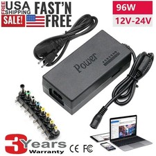 96W Universal Laptop Charger Adapter For Notebook 12-24V Adjustable Power Supply picture