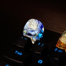 1 Piece Summer Of Sage Hand Made Artisan  Resin Keycap Mechanical Keyboard  picture