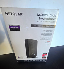 NETGEAR N600 C3700v2 DOCSIS 3.0 Cable Modem Router Dual-Band IPv6 picture