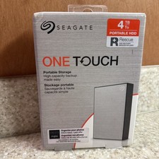 Seagate One Touch Externe Festplatte HDD 4TB 2,5 USB 3.0 Silber Model Srdovn3 picture