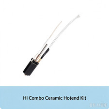 Hi Combo Ceramic Hotend Kit with Hardened Steel Bimetallic Nozzle for 3D Printer picture