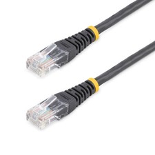 StarTech.com Cat5e Patch Cable with Molded RJ45 Connectors - 15 m - Black picture