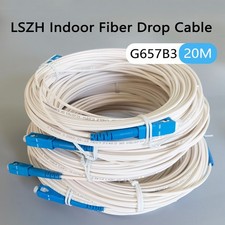 Indoor Fiber Drop Cable SC/UPC-SC/UPC G657B3 Single Mode LSZH 20M picture