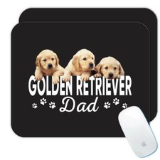 Gift Mousepad : Golden Retriever Dad Dog Puppy Animal Cute Christmas Birthday picture
