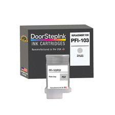 DoorStepInk Compatible Ink Cartridges For Canon PFI-103 Photo Gray 130ml-USA picture