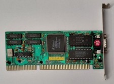 Trident 9016X2/4 LT2 REV. B ISA Graphics Card (TVGA9000B, 512KB, Retro, 1992) picture