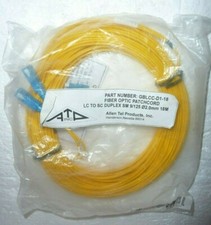 Allen Tec Fiber Optic Patch Cord GBLCC-D1-18 LC to SC Duplex SM 9/125 18M   S-57 picture