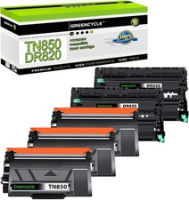 3PK TN850 Toner + 2PK DR820 Drum Unit for Brother MFC-L5900DW MFC-L6700DW BLACK picture
