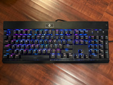 EagleTec KG010 Mechanical Keyboard - Black Metal & Blue LEDs picture