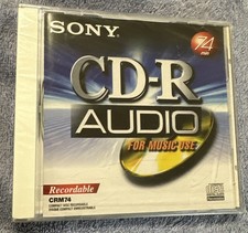 Sony CRM74 74 Min CD-R Audio Recordable Disc New Sealed picture