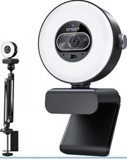 EMEET S600L 4K Webcam for Streaming with Ring Light, 4 Lighting Modes, picture