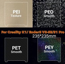 Double Sided PEI PEY PET PEO Build Plate For Creality K1/Ender 3 V3-KE / S1 Pro picture