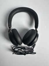Jabra Evolve2 75 MS Teams Wireless ANC Headset Black w/ Charging Cable No Dongle picture