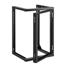 VEVOR 15U Wall Mount Server Rack Open Frame Network Rack 150 lbs 180 Degrees picture