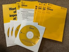 Norton Ghost 10.0 Backup Software CD Discs Windows XP 2003 With User Guide picture