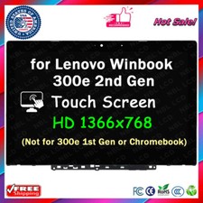 for Lenovo 300e Winbook 2nd Gen Lcd Touch Screen w/ Bezel HD 5D10T45069 11.6