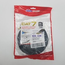 Tera Grand CAT 7 50 FT Ultra Flat Ethernet Patch Cable Brand New picture