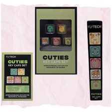 CUTIES KEY CAPS SET Flytech for Mechanical Keyboards Interchangeable  picture