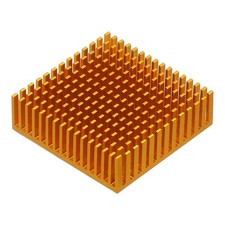 1Pcs 50x50x15mm Heatsink Aluminum Radiator Heat Sink Cooling Gold picture