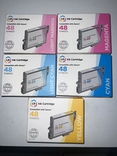 5 LD Ink Cartridges For Epson 48 Light Magenta - Magenta Light Cyan, Cyan Yellow picture