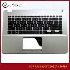FOR ASUS X505 X505ZA X505BP Silver Laptop C Shell Cover Upper Palmrest Keyboard picture
