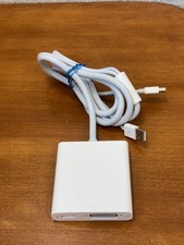 GENUINE Apple A1306 Mini Display Port to Dual-link DVI Adapter - White picture