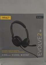 Jabra GN EVOLVE2 30 USB-A lightweight, 2-microphone call technology great audio picture