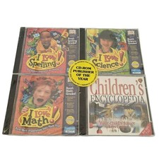 DK INTERACTIVE SET: I Love Spelling, Science &Math/Children's Encyclopedia WIN95 picture
