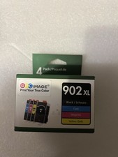 New GPC IMAGE 4 Pack Black, Yellow, Cyan, Magenta for HP 902XL Ink Cartridge picture