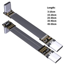 ADT-Link USB 3.1 Type C To Type C Extension Cable Shield FPV Ribbon Flat USB C picture