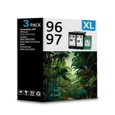 96XL 97XL Ink Cartridge Replacement 3 Pack for Deskjet 6940 6988 6980 7310 7210 picture