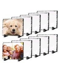 10 Pcs Sublimation Slate Blanks Rectangular 7.9 x 6
