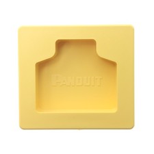 PANDUIT FHDEC2X2YL FIBER-DUCT HINGED DUCT END CAP ACCESSORY, 2-INCH, YELLOW picture