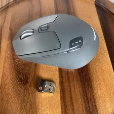 Logitech M720 Triathlon Wireless Bluetooth Mouse Multi Device USB Receiver Gray picture