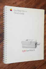 vintage 1988 Apple Macintosh LaserWriter II Book Spiral Guide Manual 1980s MAC picture