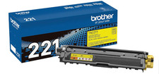 Brother TN221Y Yellow Toner Genuine OEM Standard Yield 1400 Pages New picture