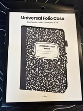 GEMS Universal 6 to 8 inch E-Reader Folio Composition case and abstract pattern picture