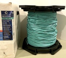 Cleerline SSF Fiber Optic Cable: Teal Duplex OM3 Multimode Indoor Riser (980ft) picture