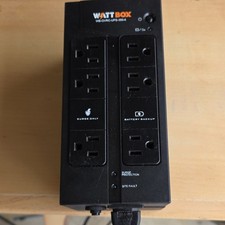 WattBox WB-OVRC-UPS-350-6 Desktop UPS 350VA 210W 120V 6 Outlets Black picture