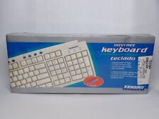 Vtg 2000 Kensiko Internet Keyboard PS/2 Connector 8 Multimedia Hot Keys New NOS picture