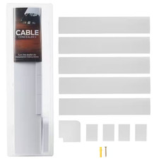 5-Channel Complete Cable Management Kit for Desk Office Home Wire Organizer picture