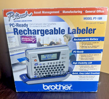 Brother P-Touch Model PT-18R Rechargeable Labeler COMPLETE IN BOX picture