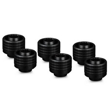 Thermal Grizzly DeltaMate ST16 Fitting, 10mm ID/16mm OD, Black, 6pk picture