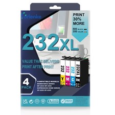 4 PACK 232XL Ink Replacement for Epson XP-4200 XP-4205 Printers picture