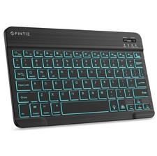 Fintie 10-Inch Ultrathin Wireless Bluetooth Backlight Keyboard, Classic Black picture