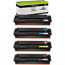 4PK CF500A 202A BCYM Toner Fits for HP LaserJet Pro MFP M281FDW M281CDW M281dw picture